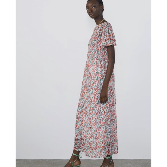 Floral Tulle Dress - Picture 1 of 6